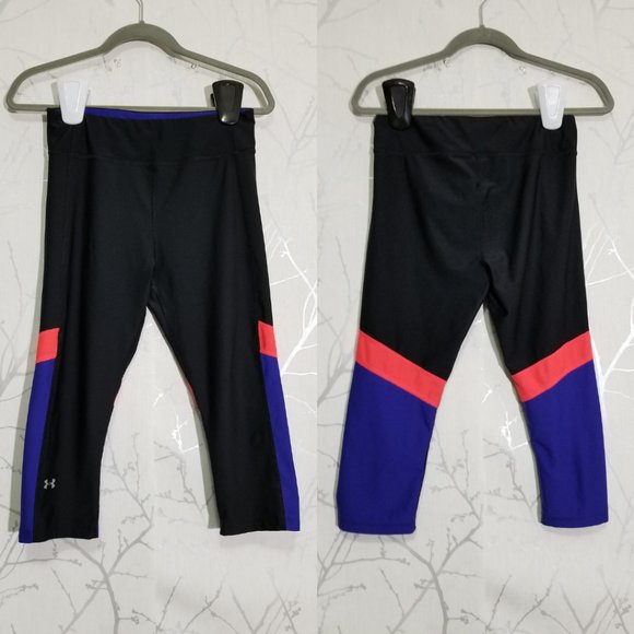 Under Armourb High Rise Compression Crop Leggings - Picture 2 of 3